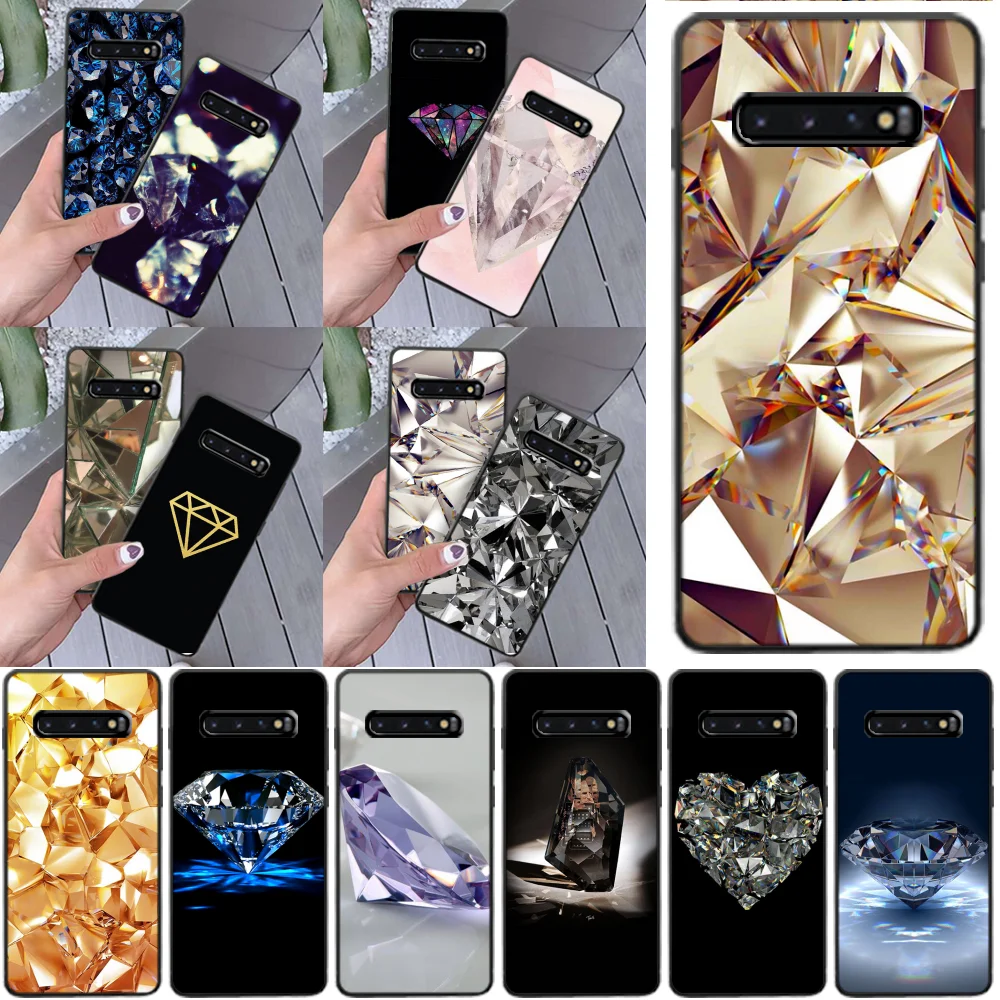 

LJHYDFCNB Crystal Diamond design Bling Cute Phone Case for Samsung S9 plus S5 S6 edge plus S7 edge S8 plus S10 E S10 plus