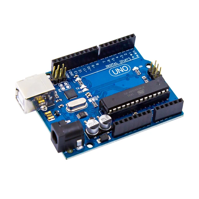 Tarjeta de microcontrolador electrónico Compatible con Uno R3 ATmega328P para Arduino Robotics y proyectos de bricolaje Tarjeta de microcontrolador electrónico Compatible con Uno R3 ATmega328P para Arduino Robotics y proyectos de bricolaje