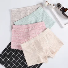 Трусы мужские s 4 шт \ нижнее белье органические натуральные хлопковые боксеры мужские боксеры вентиляционные боксеры интерьер Bokser Homme 95% хлопок