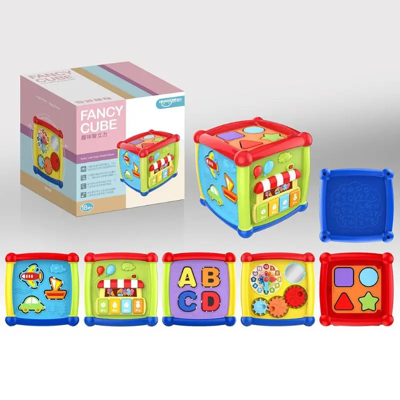 Многофункциональные Музыкальные Игрушки для малышей, геометрические игрушки, классификация N84E