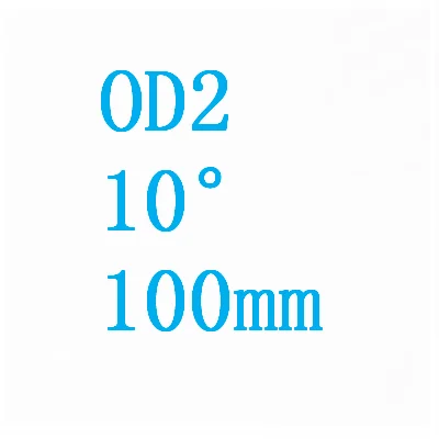 OD2 10 Degree 100mm Shimano Pro Vibe алюминиевый дорожный велосипед из сплава стволовых 1-1/8» 1-1/" 28,6/31,8 мм 10/17 градусов 90/100/110 мм прокладка для руля велосипеда - Цвет: OD2 10 Degree 100mm