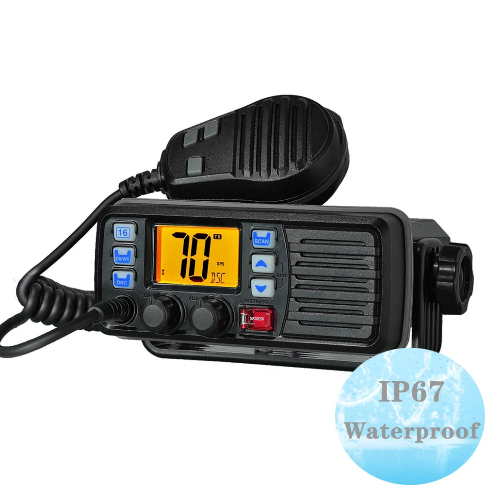 25W High Power RS-507 VHF Marine Band Walkie Talkie Mobile Boat Radio Waterproof 2 Way Radio Mobile Transceiver best long range walkie talkie