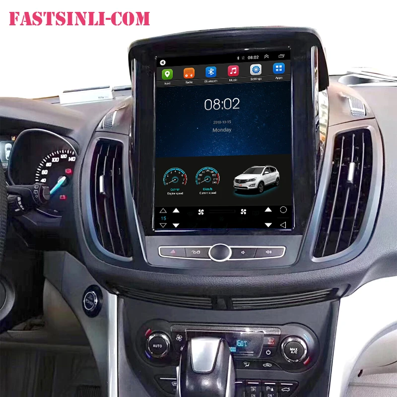 Clearance android car GPS multimedia radio player for Ford Kuga 2013-2017yea Escape C-MAX 2010-2017yea navigaton Vertical screen 1