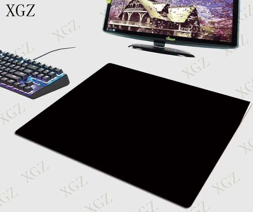 XGZ 600x300 900x400MM Large Big Sizes Gaming Mouse Pad Black Mousepad Lock Edge Laptop Pc for CSGO Game Gamer Computer Accessory