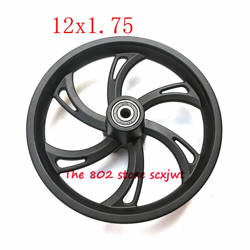 Super12 дюймов сплав диски 12x1,75 ступицы колеса использовать 12 1/2X2 1/4 12 1/2*2,75 камера шины подходит для многих газовых электрических скутеров e-Bike