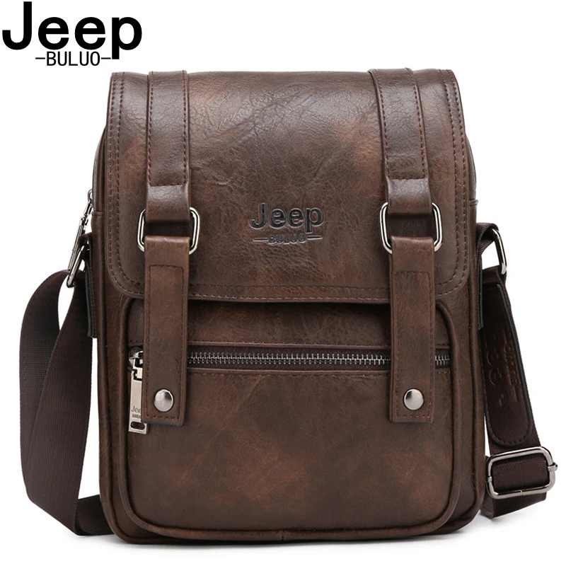 Мужская сумка для iPad 9.7&quot jeep buluo оранжевая документов портфель на плечевом ремне