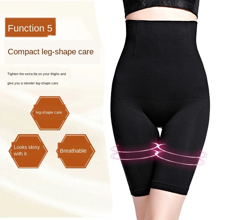 best body shaper Women High Waist Hip Lift Body Shaping Shorts Safety Pants Breathable Slimming Abdomen Panties Underwear Body Shaper Plus Size honeylove shapewear