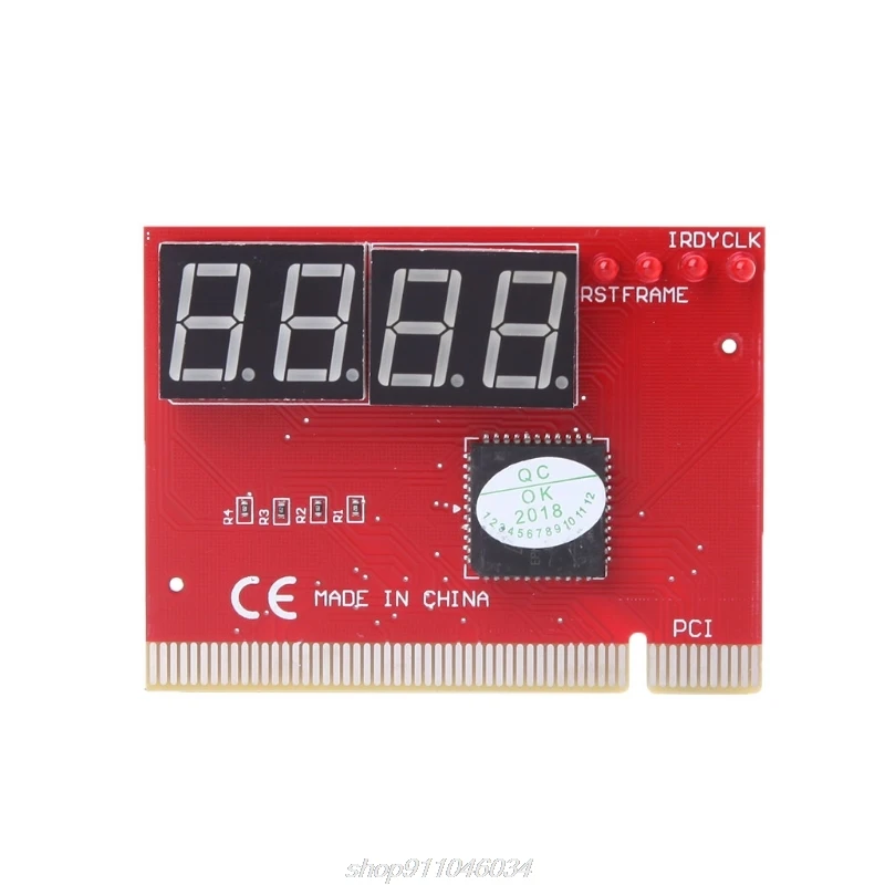 Новый компьютерный PCI открытка материнская плата светодиодный 4-разрядный