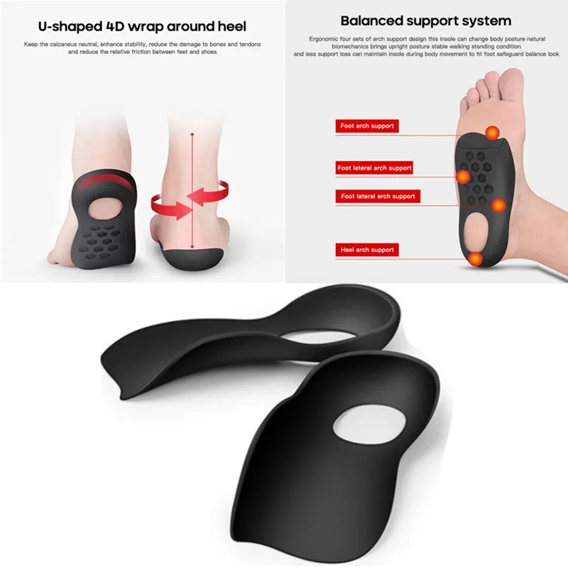 Фото Ортопедические стельки для обуви коррекция плоскостопия и свода стопы при