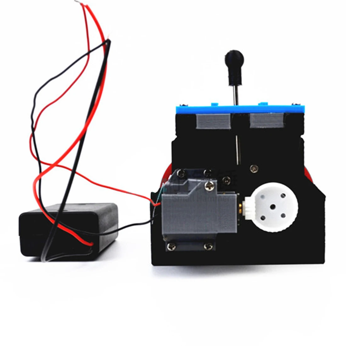 

3D Printed Four-Speed Transmission Simulation Model DIY Stem Toy With Battery Box - Motor Version