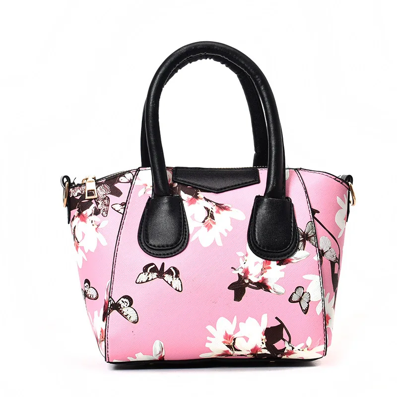 

2017 Summer New Style WOMEN'S Bag Wholesale Printed Shell Bag Daffodils Butterfly Flower Shoulder Cross-body Handbag on Behalf