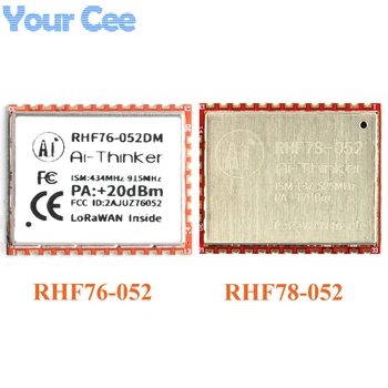 

SX1276 SX1278 LoRa Module RHF76-052 RHF78-052 LoRaWAN Node Module Integrated STM32 433/470MHZ 868/915MHZ Low Power Long Distance