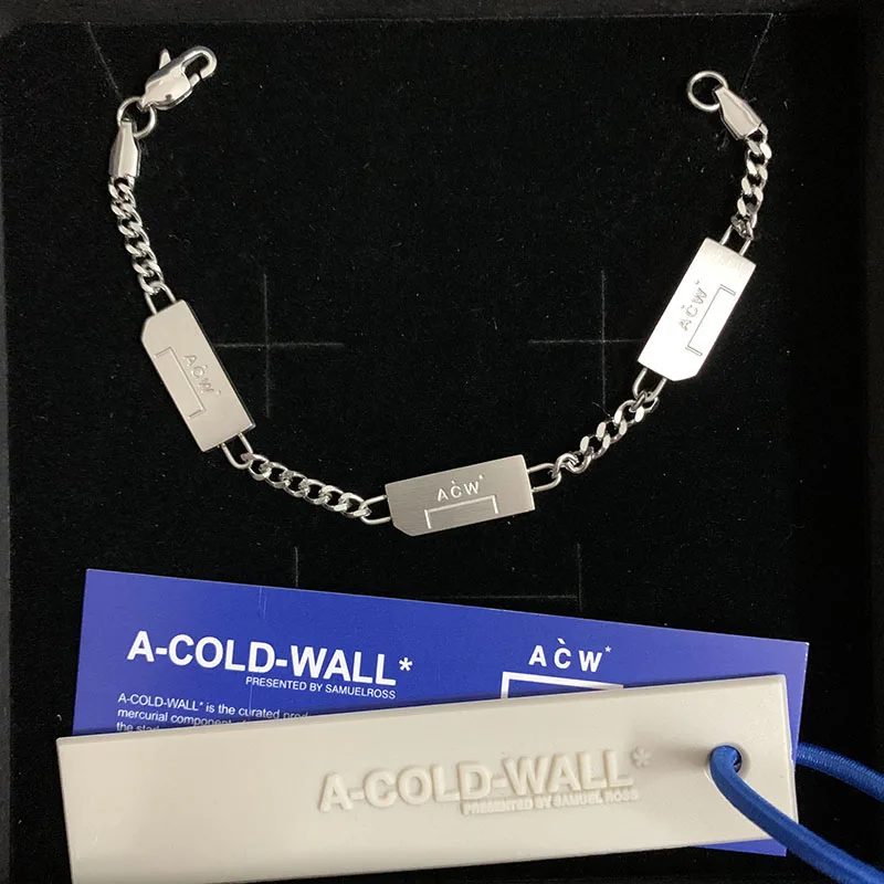 Новые холодные стены * браслеты модные из нержавеющей стали Colorfast A COLD WALL для