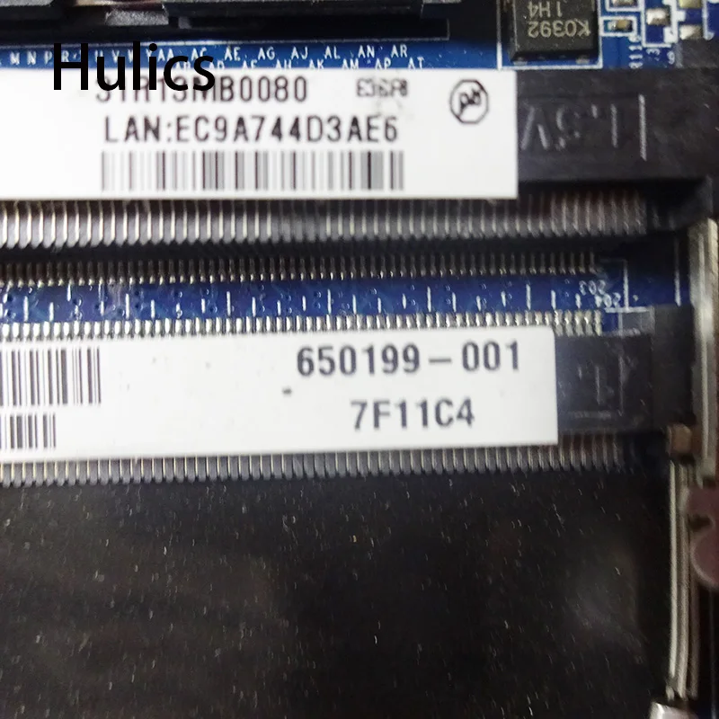 Hulics Original 650199-001 for HP pavilion DAOR13MB6E1 G4-1000 G4 G6 laptop motherboard with HM65 chipset full tested ok