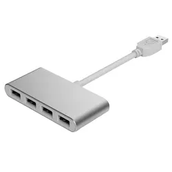 Горячий-4 Алюминиевый порт Usb 3,0 концентратор Для Imac, Macbook, Macbook Pro, Macbook Air, ноутбука, ноутбука, ПК