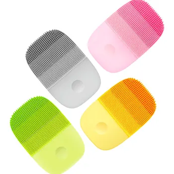 

Sonic Electric Facial Cleansing Brush Face Massager Smart Waterproof Silicone Massage Wash Face Care Cleaner Rechargeable