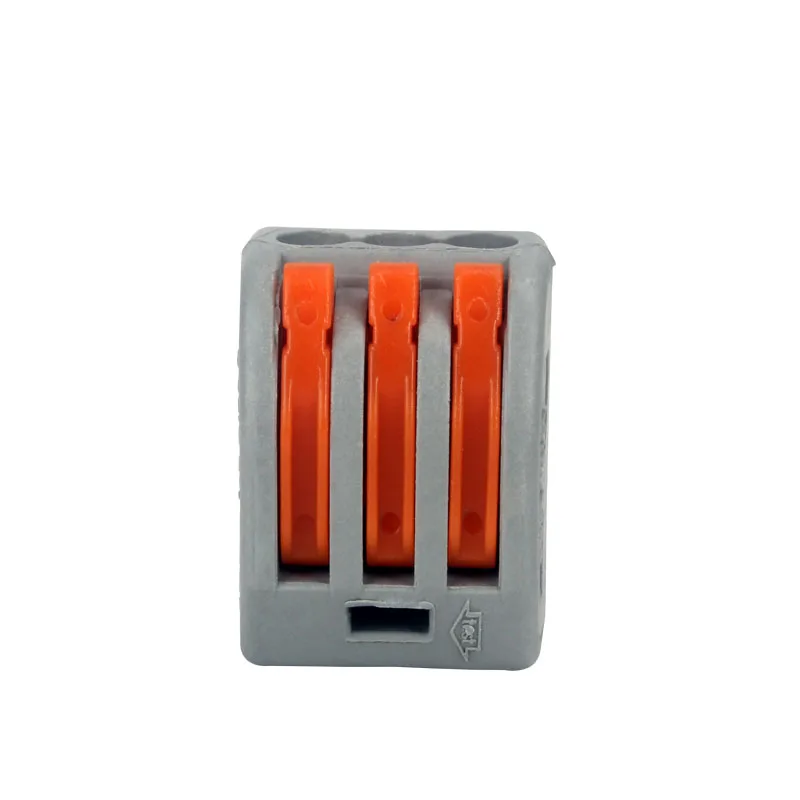 

PCT-213 222-413 Universal Compact Wire Wiring Connector 4P Conductor Terminal Block Wire connector large current terminal 10pcs