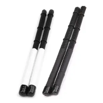 

2pcs Retractable Drum Brushes Telescopic Handles Music Stick Rob Percussion Part
