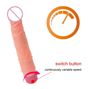 Penis Vibarting Stimulator G spot Clitoris Stimulate Realistic Dildo Vibrator Sex Toys for Women Masturbation Sex Products 4