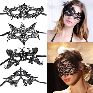 Для женщин полые кружева Маскарадная маска сексуальная Косплэй Выходные туфли на выпускной вечерние реквизит костюм, костюм на Хэллоуин, маскарадный костюм маска королева ночного клуба маска для глаз