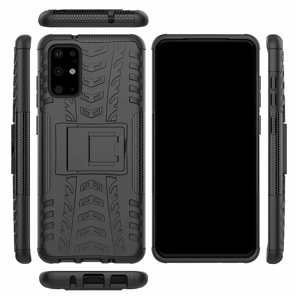 Защитник Стенд TPU PC противоударный защитный силиконовый пластик 2in1 телефона