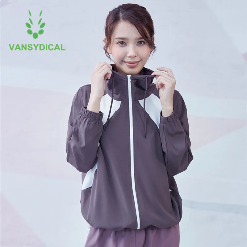 New Sports Hoodies Women Zipper Fitness Outwear Drawstring Hem Gym Yoga Running Jacket Autumn Workout Training Sportswear Top | Спорт и