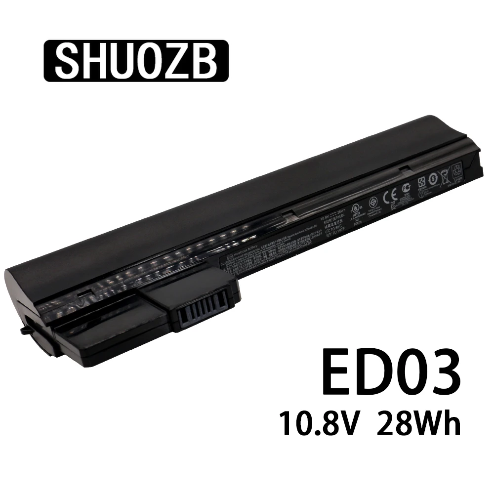 SHUOZB Новый ED03 Аккумулятор для ноутбука 10 8 в 28 Вт-ч HP MINI210-2000 210-2080 210-2100 210-2200 210-2201