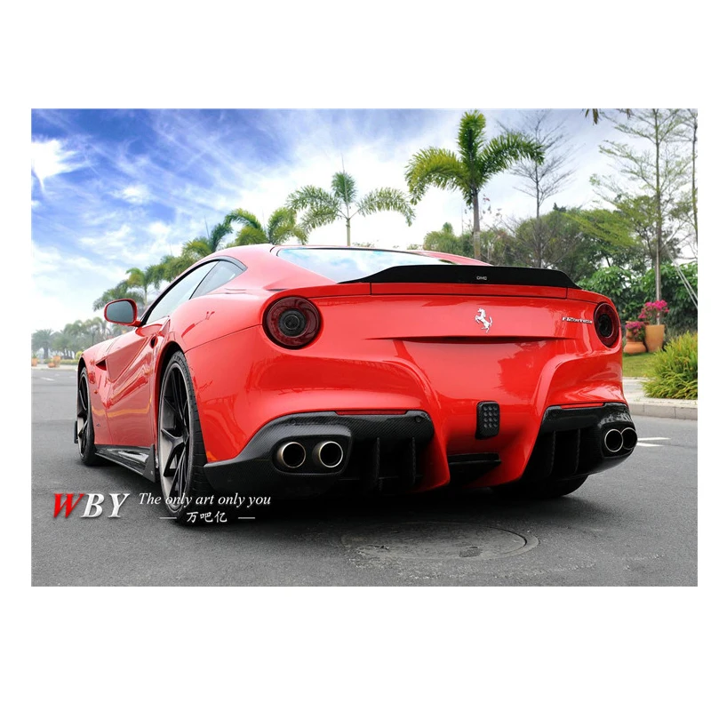 Чехол для заднего спойлера крылья Ferrari F12 Berlinetta 2013 2016 стильный спойлер из