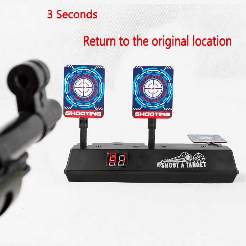 DIY High Precision Scoring Auto Reset Electric Target For Nerf Gun Accessories Toys for outdoor Fun Sport Toy Parts