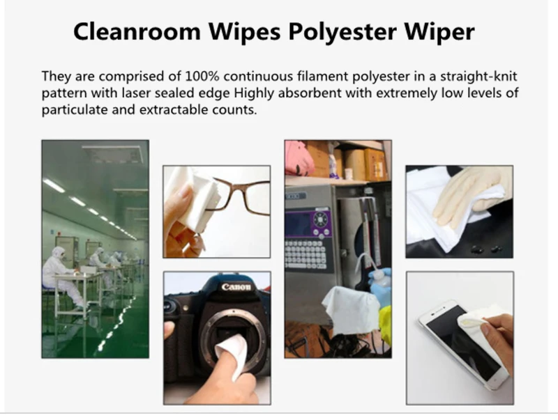 Wholesale 1009 Series 100% Polyester Cleanroom Wipers for Class 100 Environments – Ideal for Semi-conductor, TFT LCD, PCB Cleaning Description Image.This Product Can Be Found With The Tag Names Cleanroom wipers class, Computer cleaners, Computer Office
