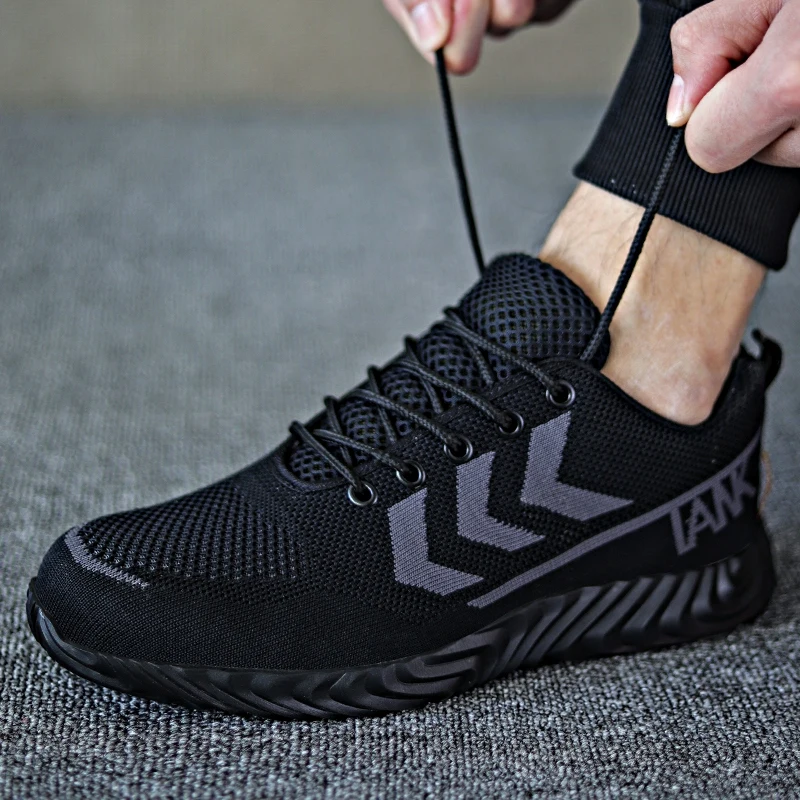 Zapatos indestructibles para hombre, calzado de seguridad con punta de  acero, botas a prueba de perforaciones, zapatillas ligeras y transpirables,  envío directo|Botas de seguridad y de trabajo| - AliExpress