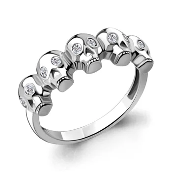 

Ring AQUAMARINE with cubic, silver 925