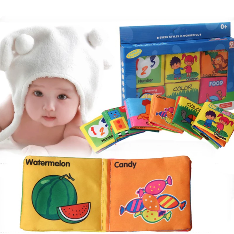 Intelligence development Cloth Bed Cognize Book Educational Toy for Kid Baby Hot