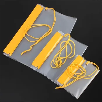 

3pcs/set Tight Case Dry Camera Clear Pouch Kayak Water Document Phone Holder Waterproof Bag PVC Outdoor Floating Swimming Maps
