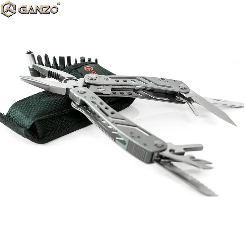 Ganzo 3028 Мульти плоскогубцы Карманный EDC инструмент для кемпинга охоты отвертка