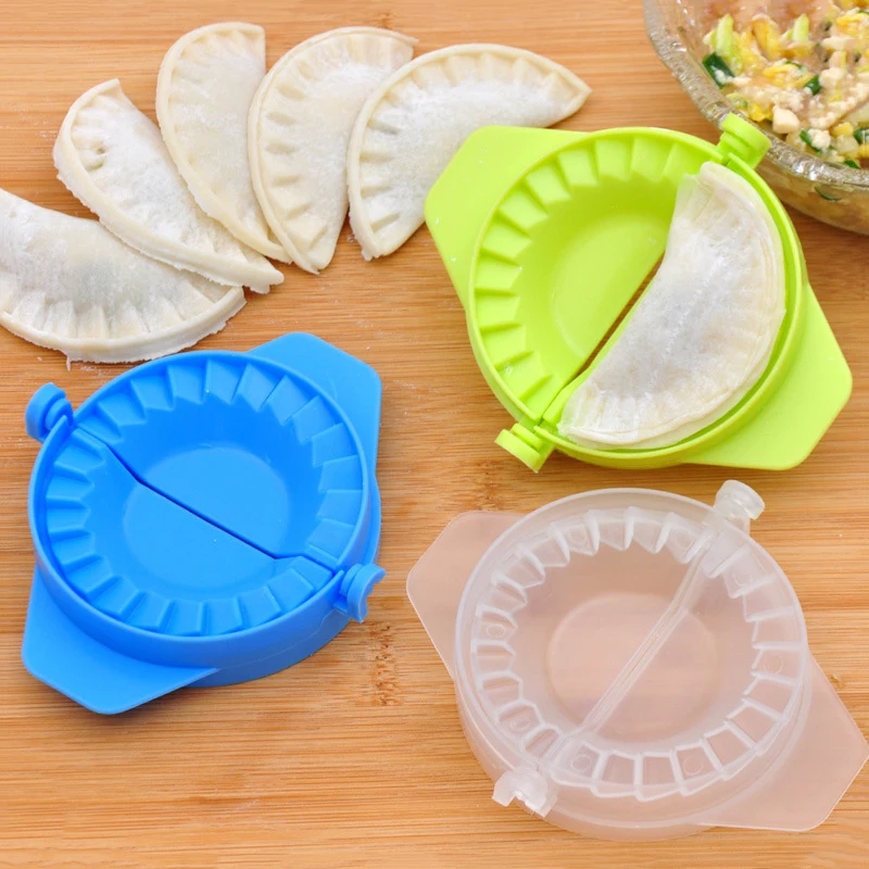 HOT White Plastic Meat Ravioli Dumpling Pie Pastry Chinese Mould Maker 