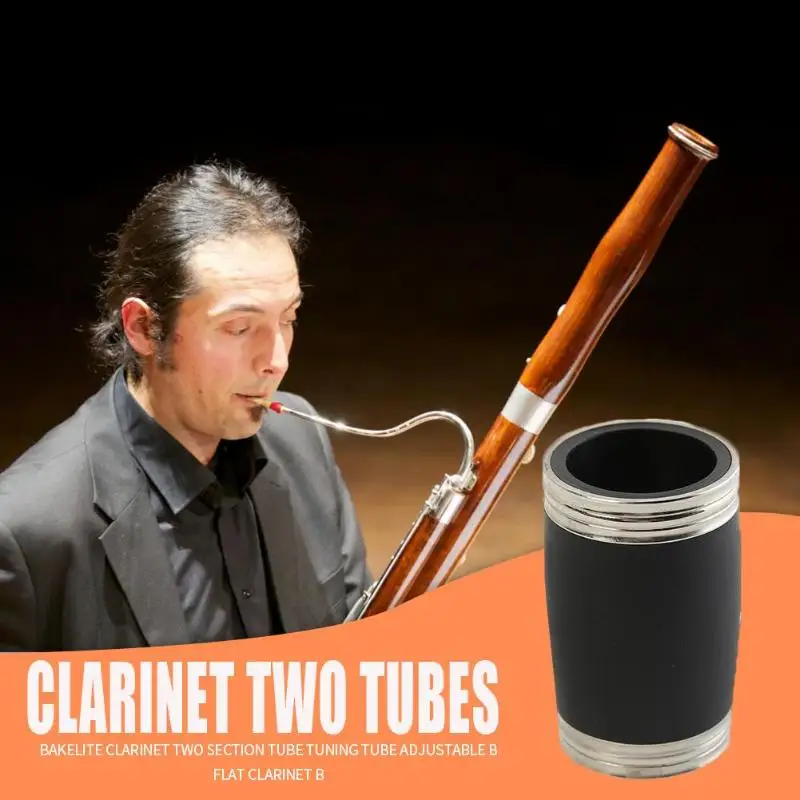 50 мм металлический бочонок для кларнета BB Pitch Pipe Woodwind nstrument части Черный Регулировка тюнинга музыкальный инструмент Аксессуары