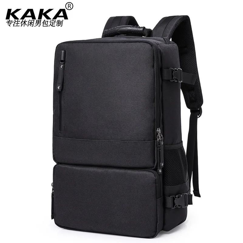 

KAKA New Style Men Anti-Theft Backpack Multi-functional Triple Use Computer Bag College Student Oxford Packsack Outdoor