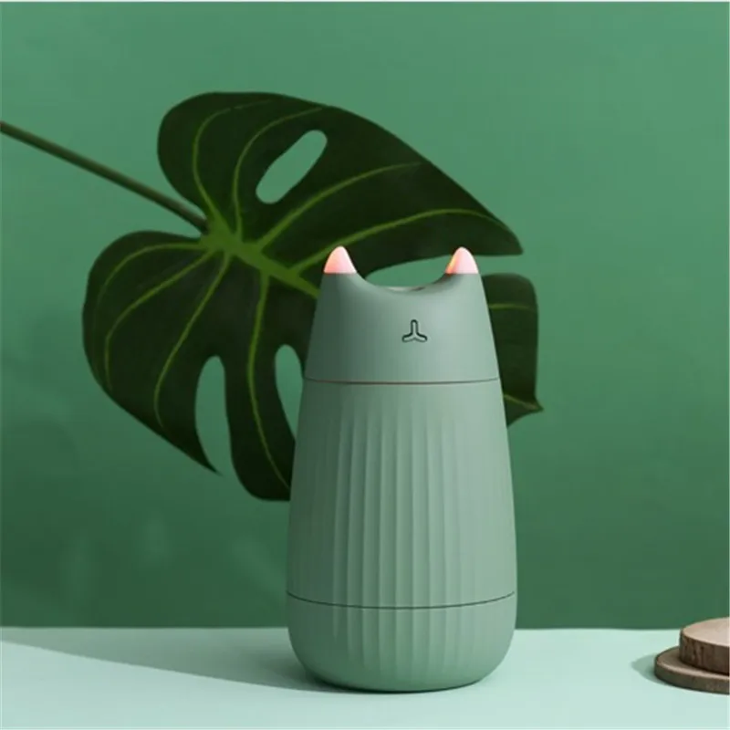 

New Cat Shape Humidifier Ultrasonic Mini Air Diffuser USB Aromatherapy Air Purifier For Home Car Freshener Mist Maker Fogger