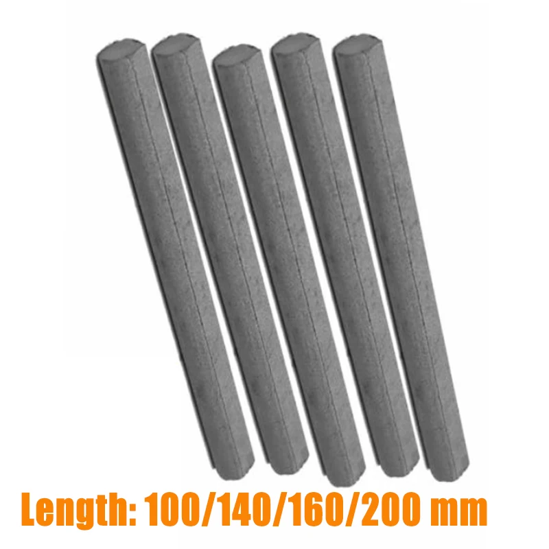 Ferrite Rod Bar Loopstick para antena de rádio, cristal aéreo, 100mm, 140mm, 160mm, 200mm, 1 pc