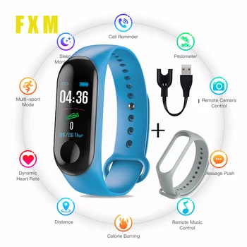 

Color LED Smart Band Wristband Heart Rate Activity Fitness Tracker Smart Band M3Pro Smart Bracelet M3 Plus Sport M3 Smartwatch