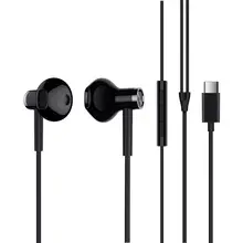Xiaomi Hybrid DC Earphone Type C Plug Half In Ear USB Wired Control MEMS Microphone Mi Dual Driver Earphone