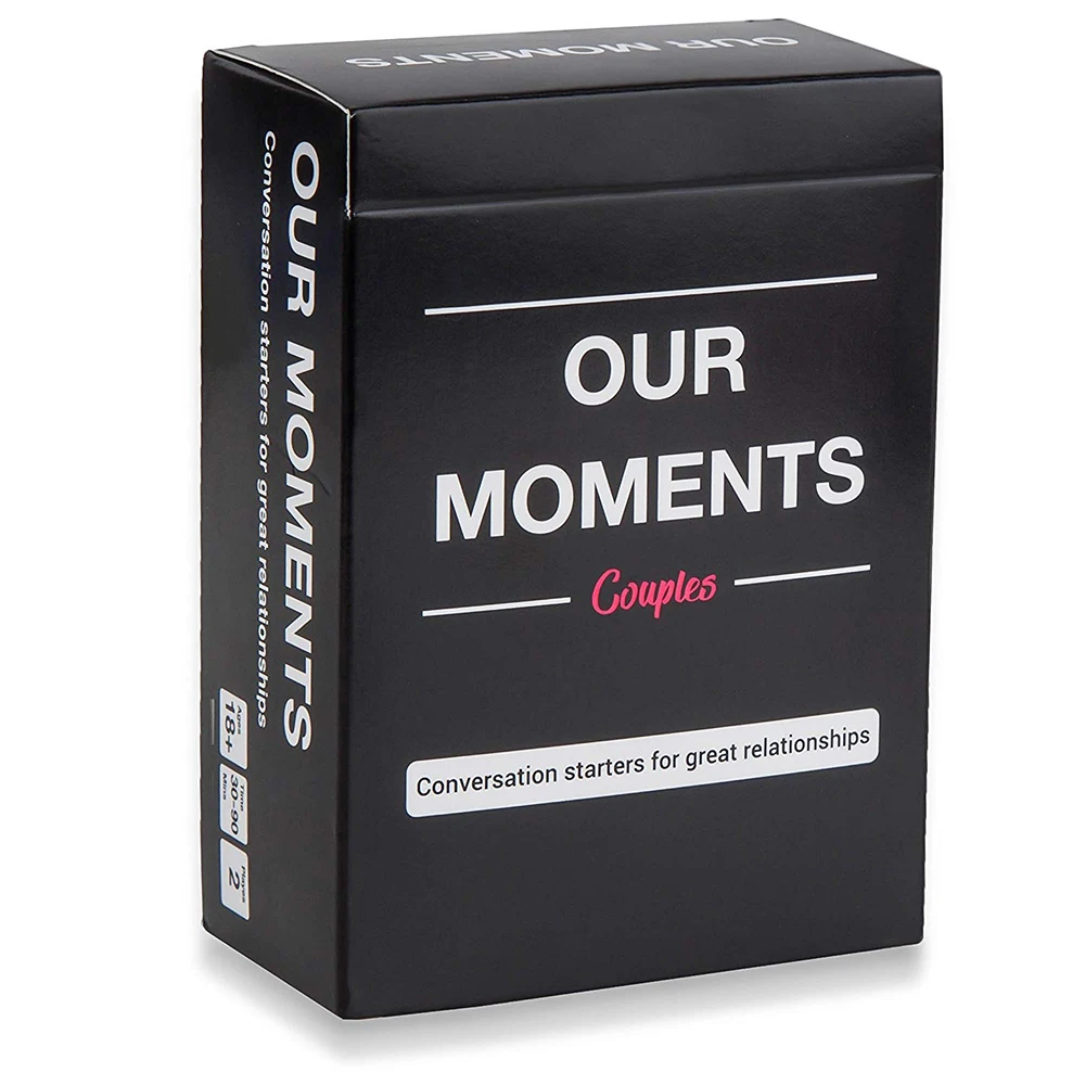 

Our Moments Couples: 100 Thought Provoking Conversation Starters for Great-Fun Fun Relationships Cards Game for Couples