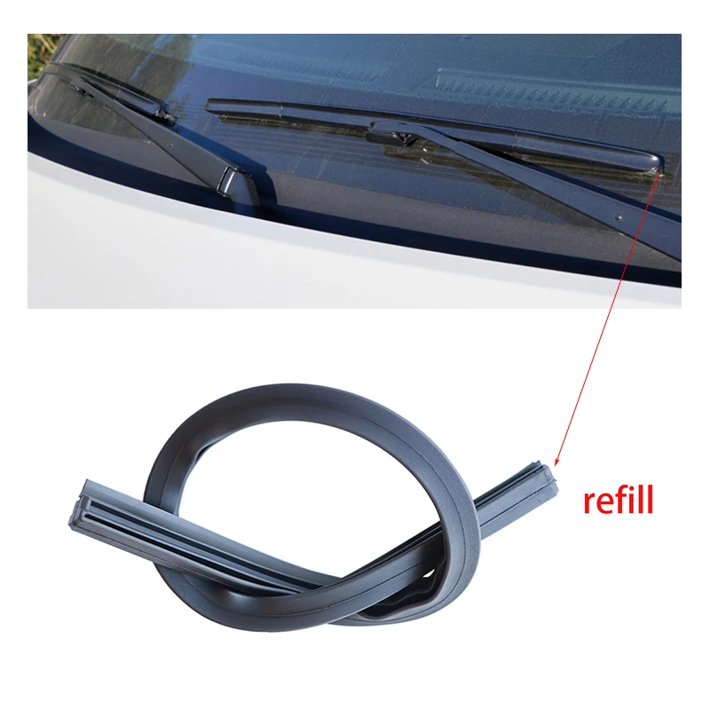 

For Nissan Kicks 2012 2013 2014 2015 2016 2017 2018 2019 Car Wiper Refill Replace Rubber strip 10mm 14+26" Dedicated accessories
