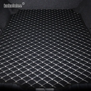 

kokololee Custom car trunk mats for Skoda all models Kodiaq Spaceback Rapid Fabia Superb Octavia Yeti auto styling accessories