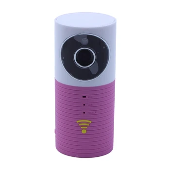 

Night Vision Wireless Surveillance WIFI Camera or Desk Network Camera-Pink