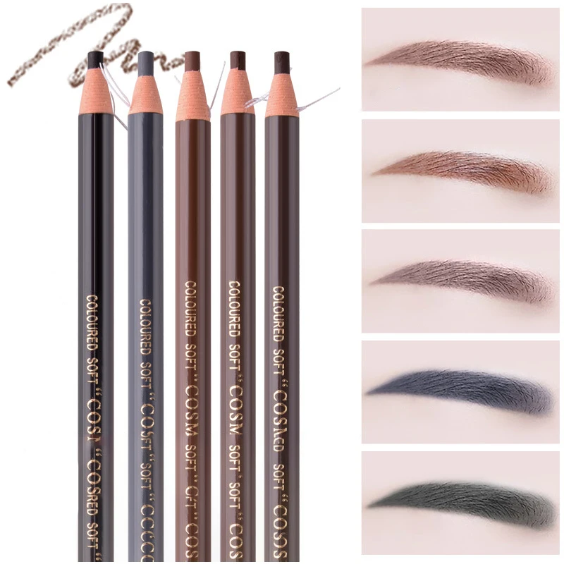 

TEEMO Makeup Menow Eyebrow Pencil Eyebrow Marker Waterproof Eyebrow 5colors available Enhancer Dye Tint Pen Long Lasting