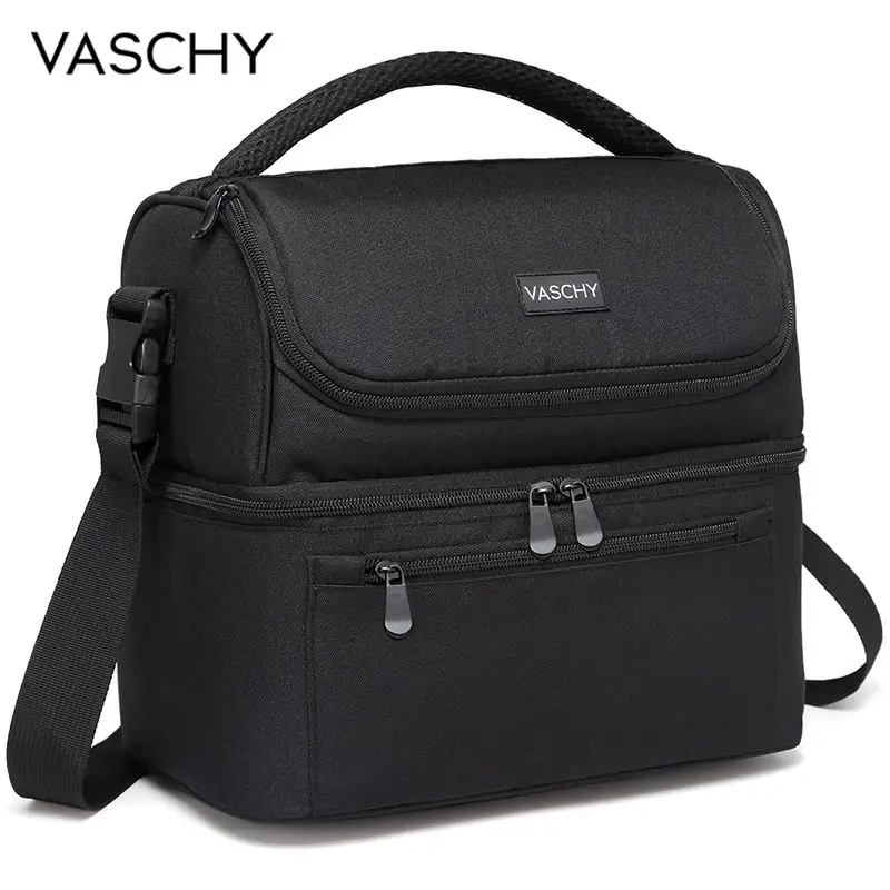 VASCHY Lunch Box Bag Kids, Insulated Two Compartments Cooler Bags for Boys  Girls w Shoulder Strap fo…See more VASCHY Lunch Box Bag Kids, Insulated Two