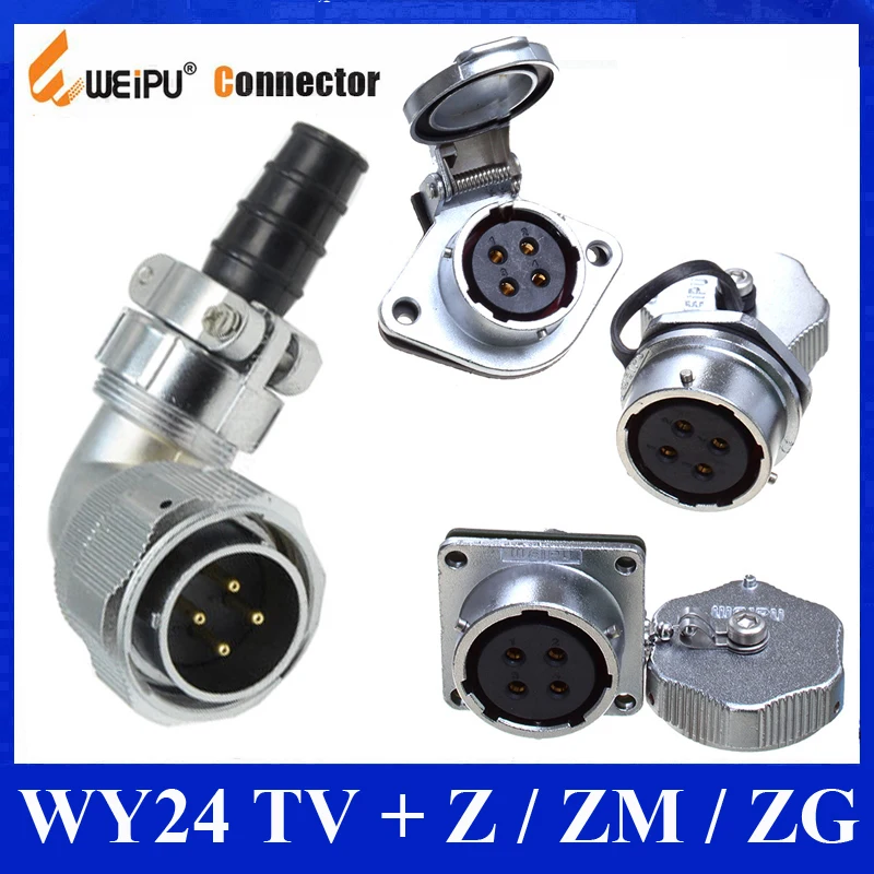 Original Weipu Connector WY24 TV + Z ZM ZG 2 3 4 9 10 12 19 Pin Male Angle Sleeve Cable Plug Female Rear Mount Socket | Обустройство