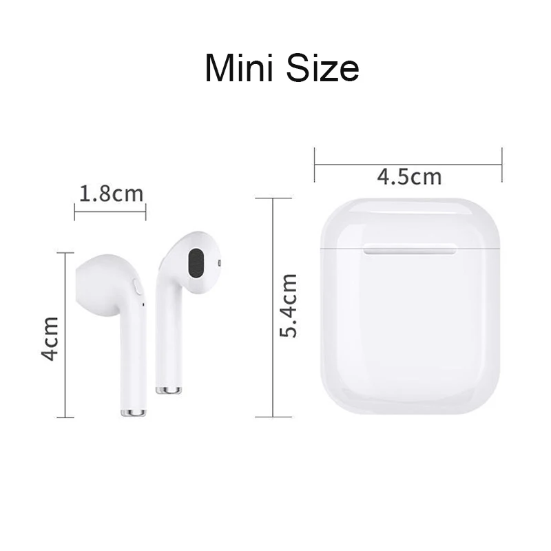 i9s Tws Wireless Bluetooth 5.0 Earphone Mini Earbuds With Mic Charging Box Sport Headset For iPhone 11 Pro Huawei Smart Phone